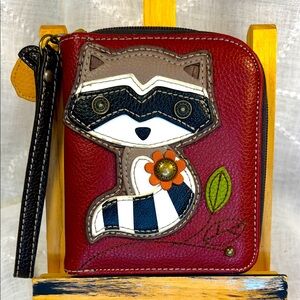 Chala hardly used raccoon wallet